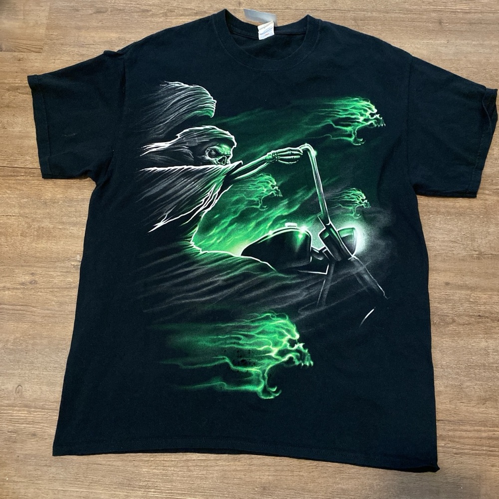 Black Graphic Men's Shirt